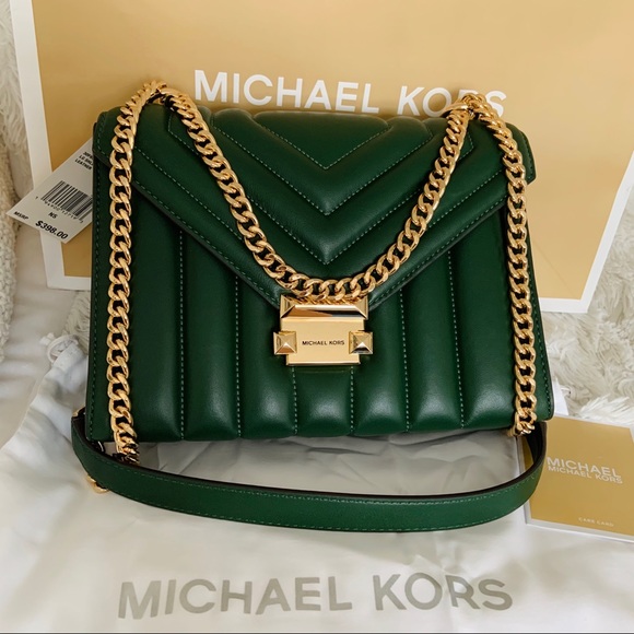 Michael Kors Handbags - MICHAEL KORS Whitney Moss Green